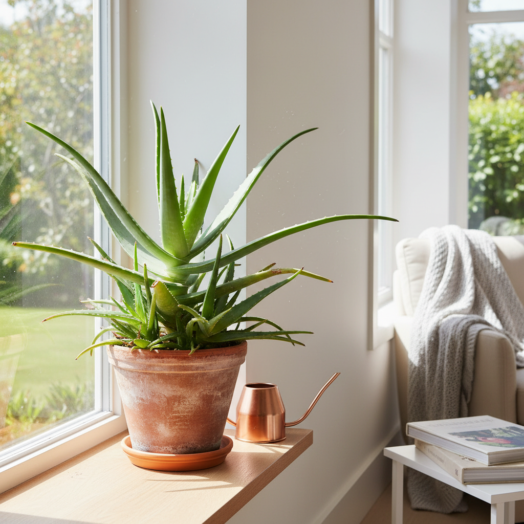 Aloe Vera on Windowsill