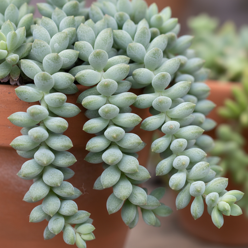 Burro's Tail Close-up Detail