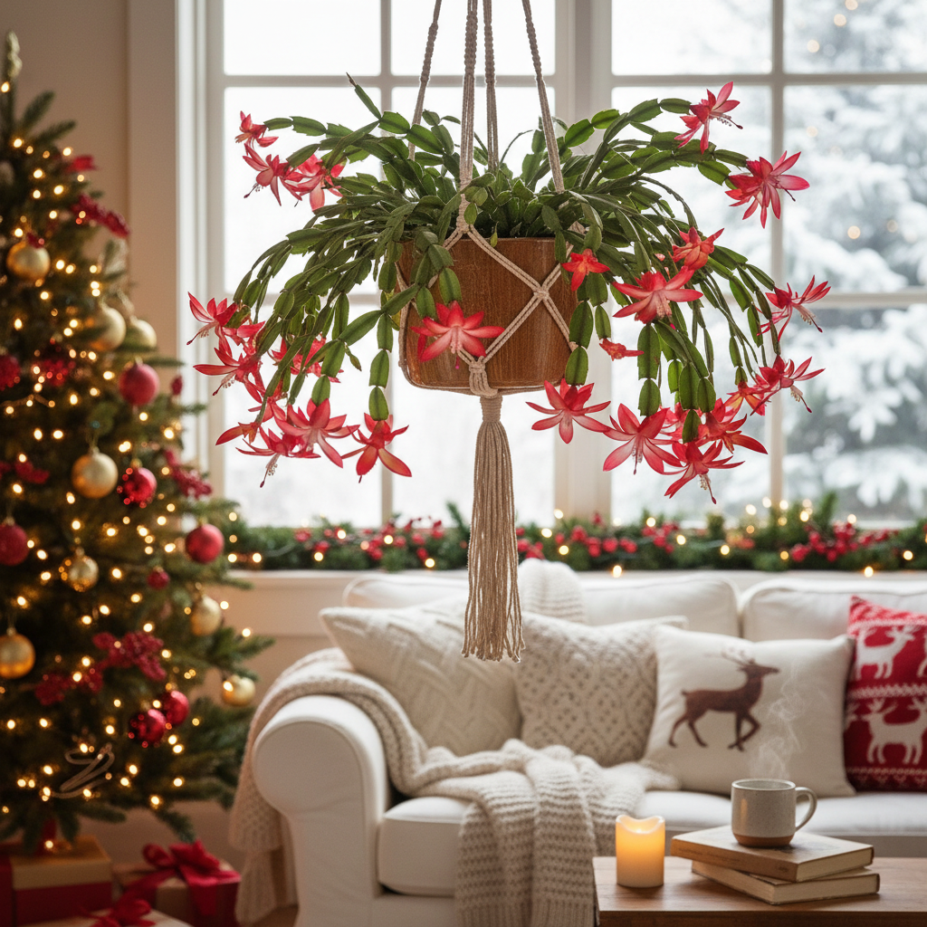 Christmas Cactus Lifestyle Photo