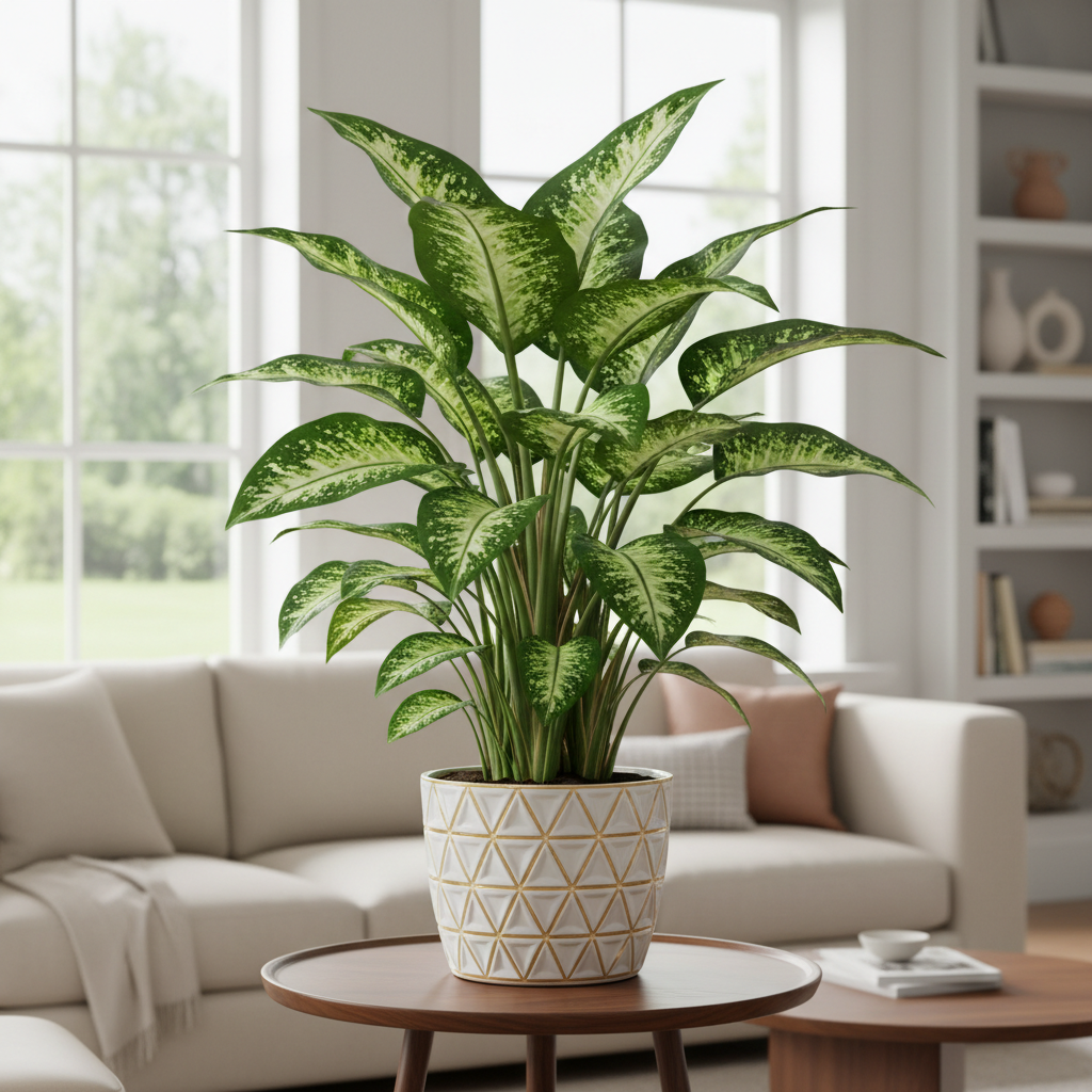 Dumb Cane in Decorative Pot
