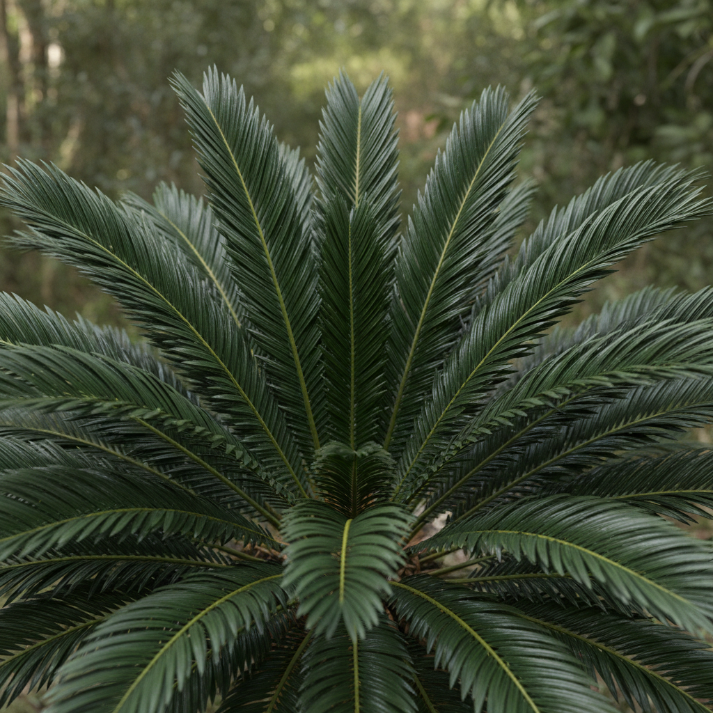 Sago Palm Frond Detail